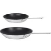 Lot 2 Poêles Inox Antiadhésive 1826 - CRISTEL