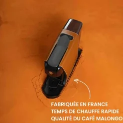 Machine à café EOH - Cuir Camel - MALONGO
