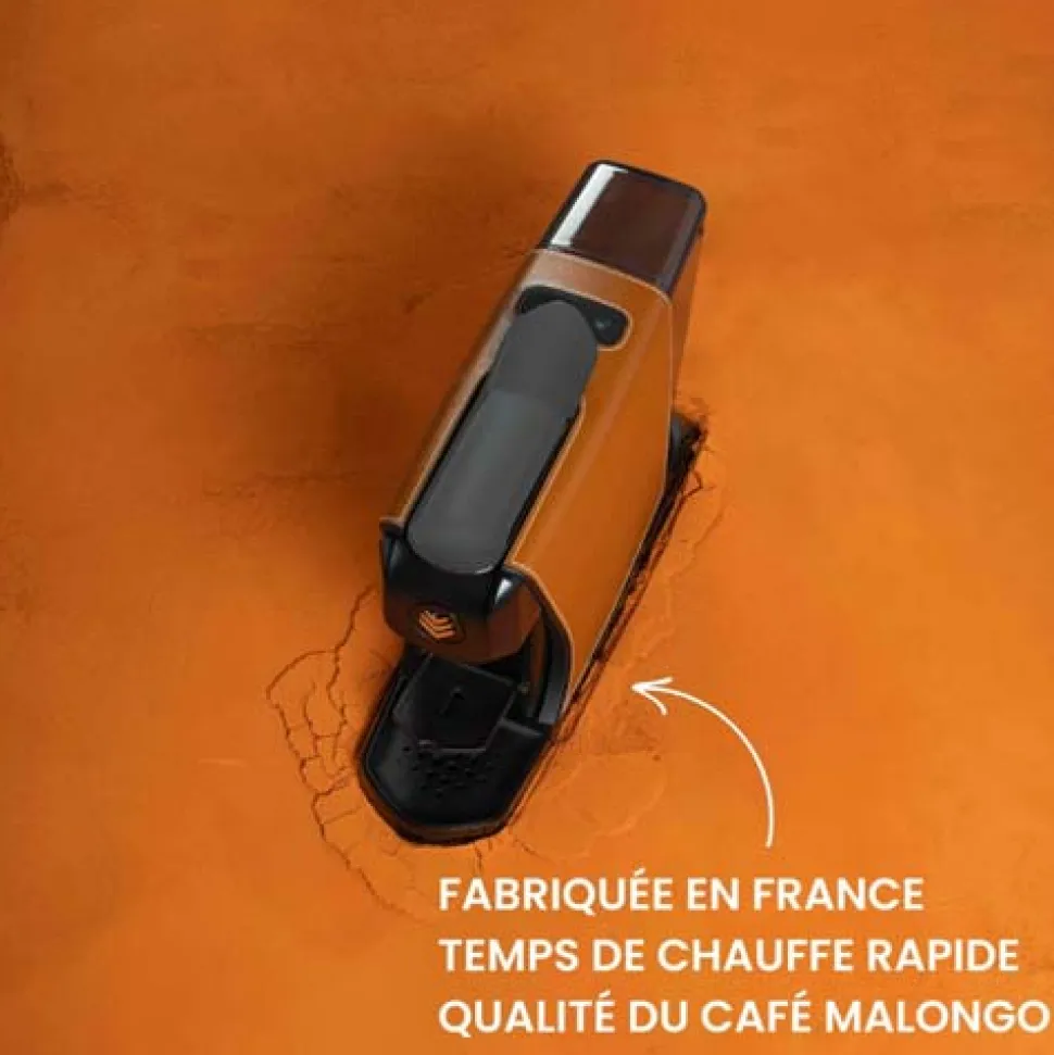 Machine à café EOH - Cuir Camel - MALONGO