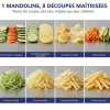 Mandoline Inox Professionnelle avec Chariot 3 & 10 mm - Louis Tellier