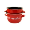 Marmite à moules Rouge "Les Moules" - BAUMALU