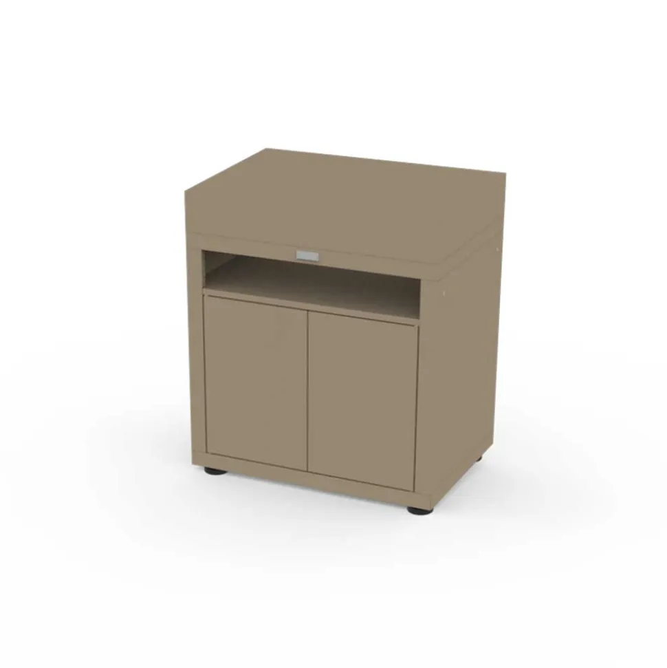 Meuble avec tablette 80 x 55 cm Taupe - LE MARQUIER