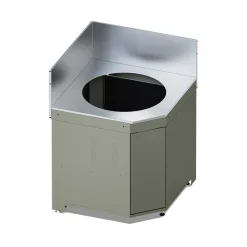 Meuble module d'Angle pour Kamado M et L Vert Sauge - ENO