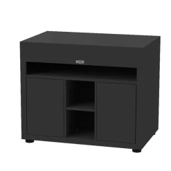 Meuble tablette cuisine extérieure noir XL - LE MARQUIER