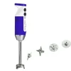 Mixeur plongeant polyvalent mini-pro Bleu Blanc 4 couteaux - DYNAMIC