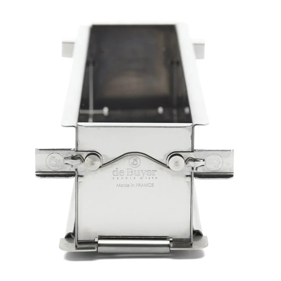 Moule inox perforé pliant GEOFORME 35 x 7 x 7,5 cm - DE BUYER