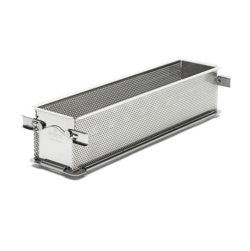 Moule inox perforé pliant GEOFORME 35 x 7 x 7,5 cm - DE BUYER