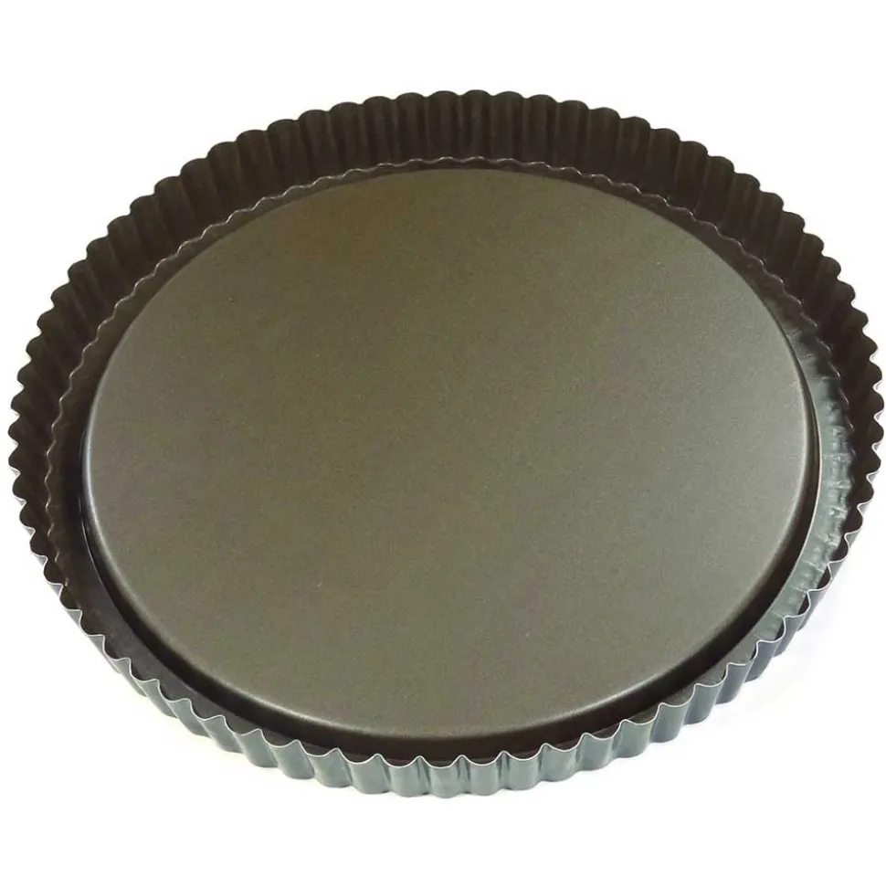 Moule à Tarte renversée cannelé anti-adhérent 28 cm - GOBEL