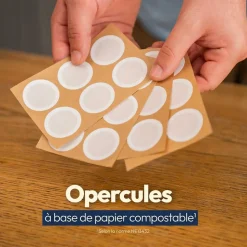 Opercules en papier compostable - CAPS ME