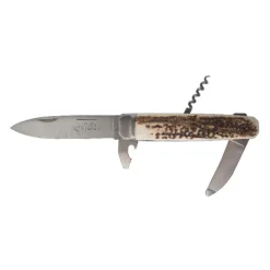 Outil multifonction pliable Hallali Bois de cerf 4 pièces - DOURIS CHASTEL