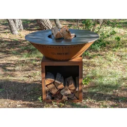Pack Printemps Brasero Classique CORTEN Double Cuve - GRILL CHIC