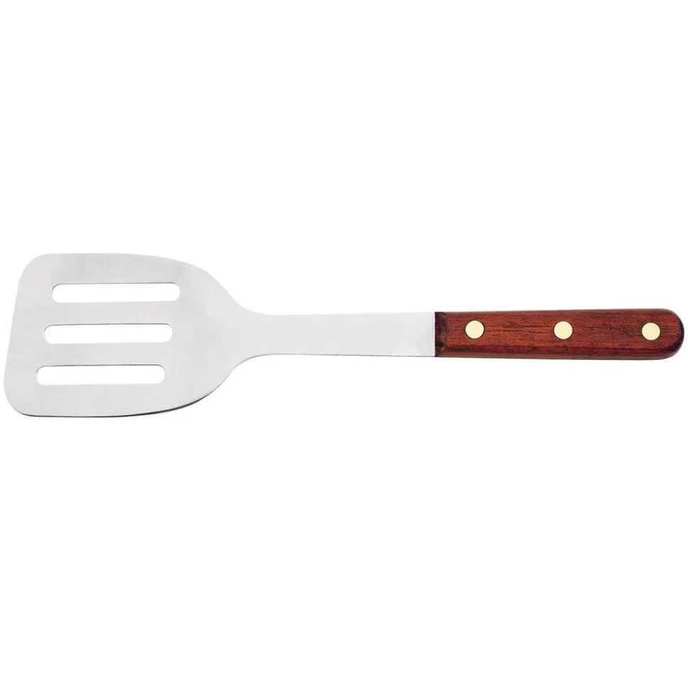 Pelle arrondie inox manche en bois Plancha ou BBQ - Au Nain