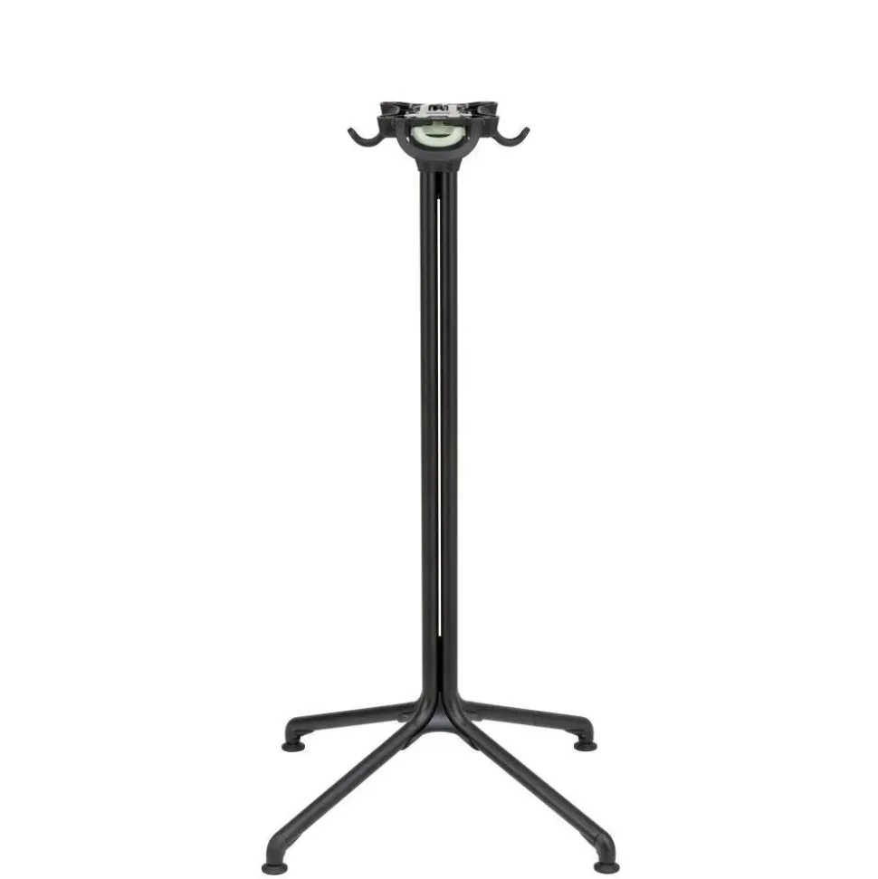 Pied de table central hauteur haute finition noire Horizon - LAFUMA