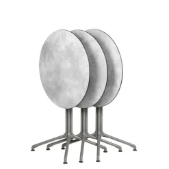 Pied de table central rabattable standard titane Horizon - LAFUMA