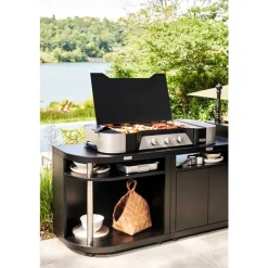 Plancha EXCLUSIVE Gaz 375 XL Duo avec Couvercle OFFERT - LE MARQUIER