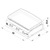 Plancha Gaz Initial 65 Inox - ENO