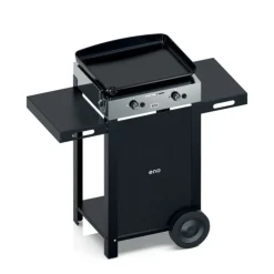 Plancha Gaz INITIAL 50 sur Chariot Acier Noir - ENO