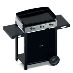 Plancha gaz INITIAL 65 sur Chariot Acier Noir - ENO