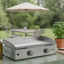 Plancha Inox Gaz 260 - LE MARQUIER