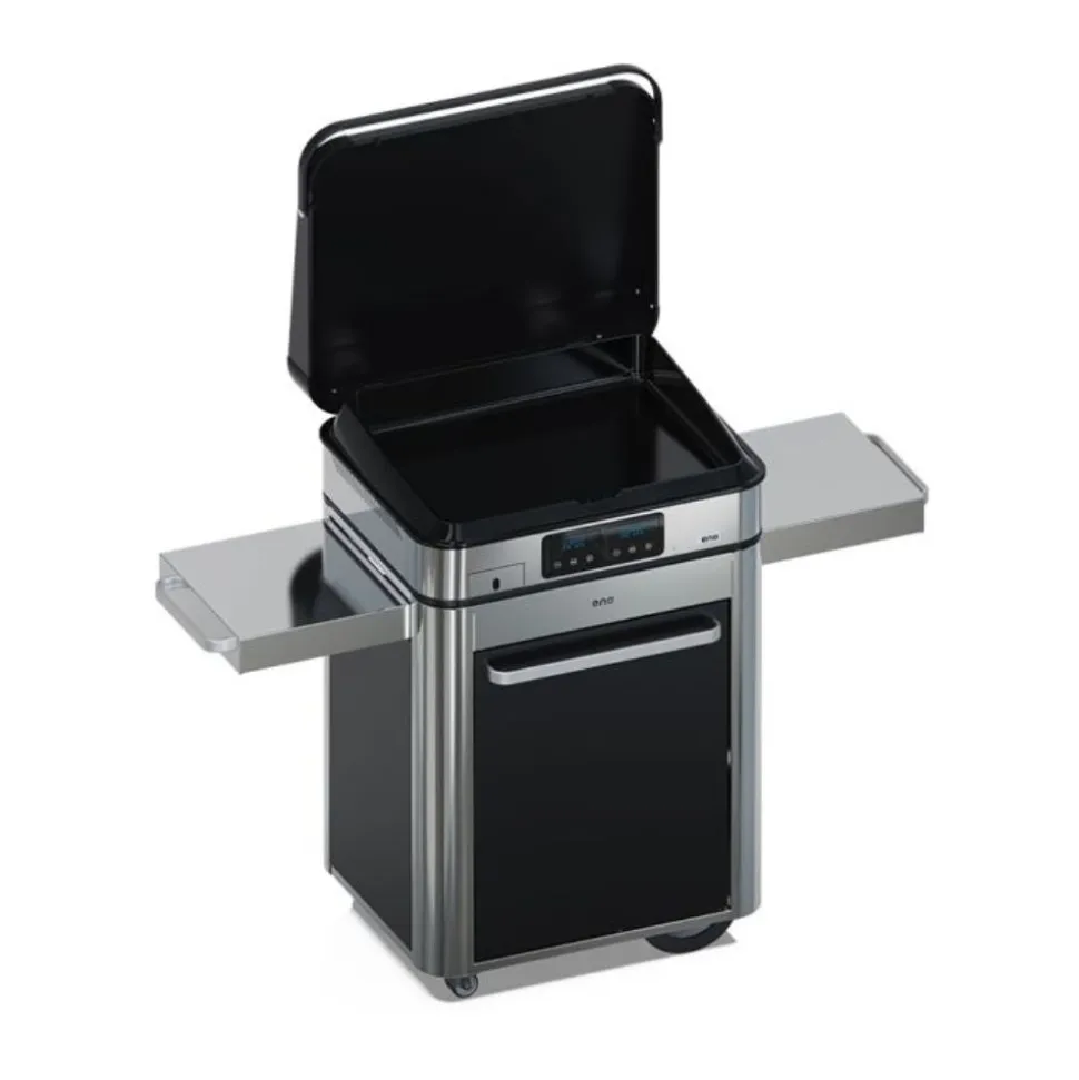 Plancha Électrique ENOSIGN 65 sur Chariot Inox et noir - ENO