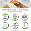 Planche apéro noire en cellulose compressée - Cristel