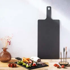 Planche apéro noire en cellulose compressée - Cristel