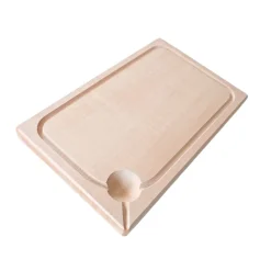Planche à découper monobloc avec rigole en Hêtre - TOURNABOIS