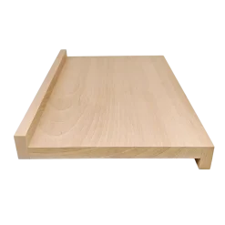 Planche à découper monobloc 2 rebords réversible en Hêtre - TOURNABOIS