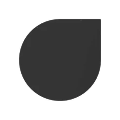 Plaque de sol pour angle noire - LE MARQUIER