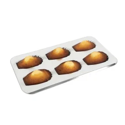 Plaque 6 madeleines gourmandes - GOBEL