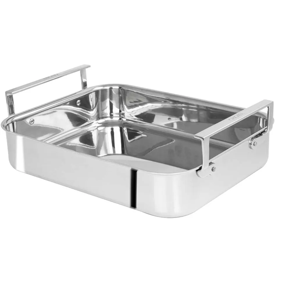 Plat à Four Inox 35 cm - CRISTEL