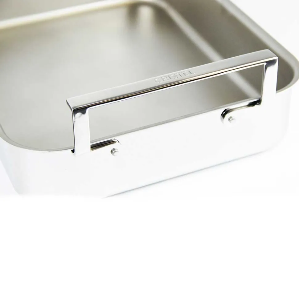 Plat à Four Inox 40 cm - CRISTEL