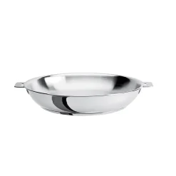 Poêle haute inox Mutine poignée amovible - CRISTEL