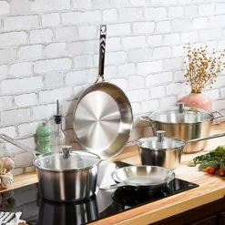 Poêle Inox Brossé 1826 - CRISTEL