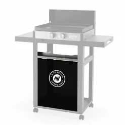 Porte-épices en inox et rideau La Plancha Francaise - LE MARQUIER