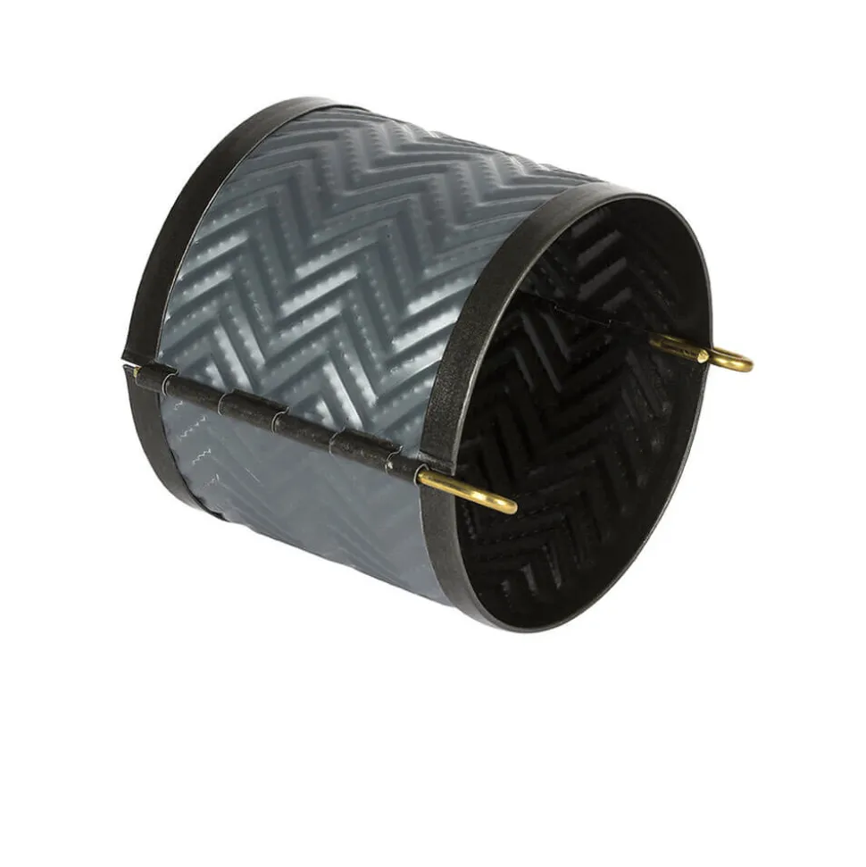 Pâté en Croûte Exopan Rond à Chevrons Diamètre 10 cm Hauteur 9 cm - MATFER