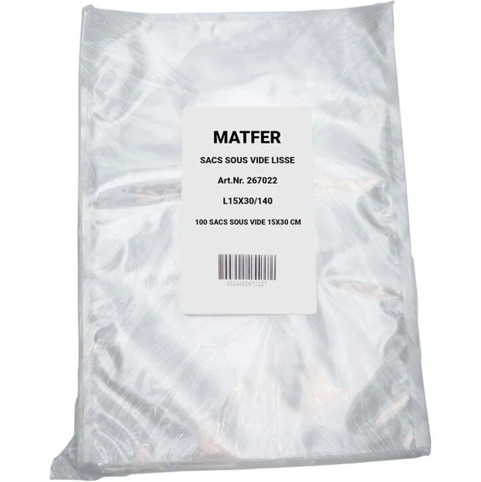 Sacs Sous-Vide Lisses 90 Microns - MATFER BOURGEAT