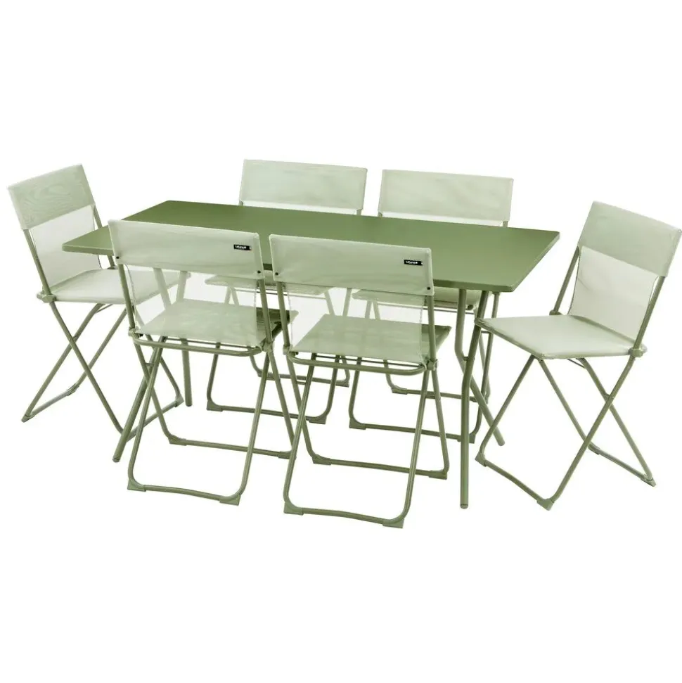 Salon de jardin Table de jardin pliante 6 chaises Balcony - LAFUMA