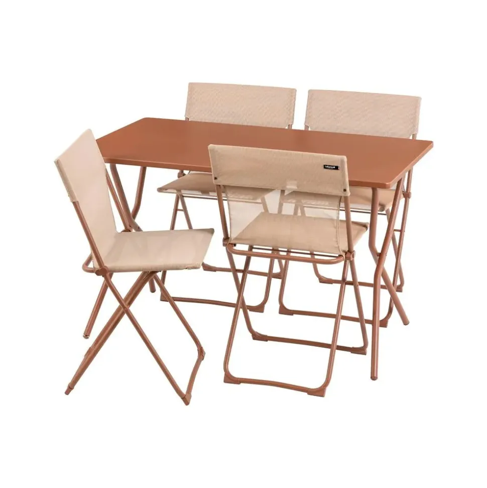 Salon de jardin Table pliante 4 chaises Balcony - LAFUMA