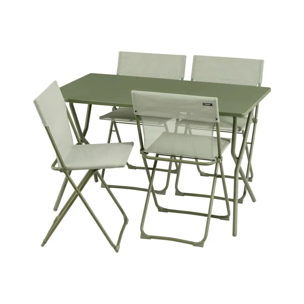 Salon de jardin Table pliante 4 chaises Balcony - LAFUMA