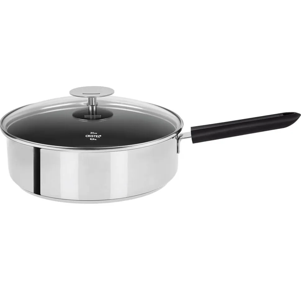 Sauteuse inox avec anti-adhésif Exceliss+ Mutine - CRISTEL
