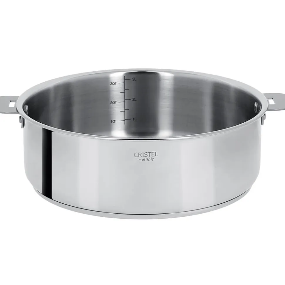 Sauteuse inox Casteline poignée amovible - CRISTEL