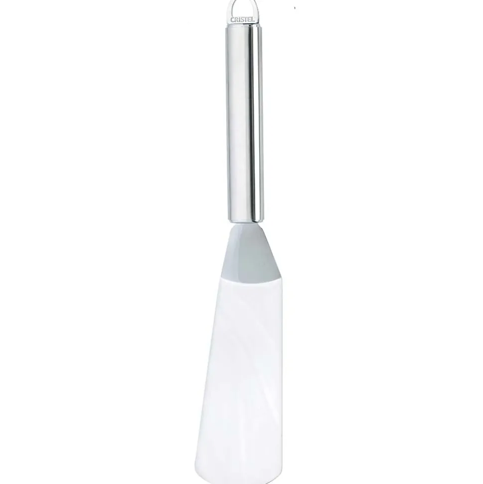 Spatule coudée large inox - CRISTEL