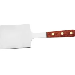 Spatule inox manche en bois Plancha ou BBQ - Au Nain