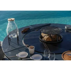 Table Anneau Bois pour Brasero - GRILL CHIC