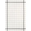 Torchon Bistrot en lin 51 x 80 cm Noir - Charvet Editions