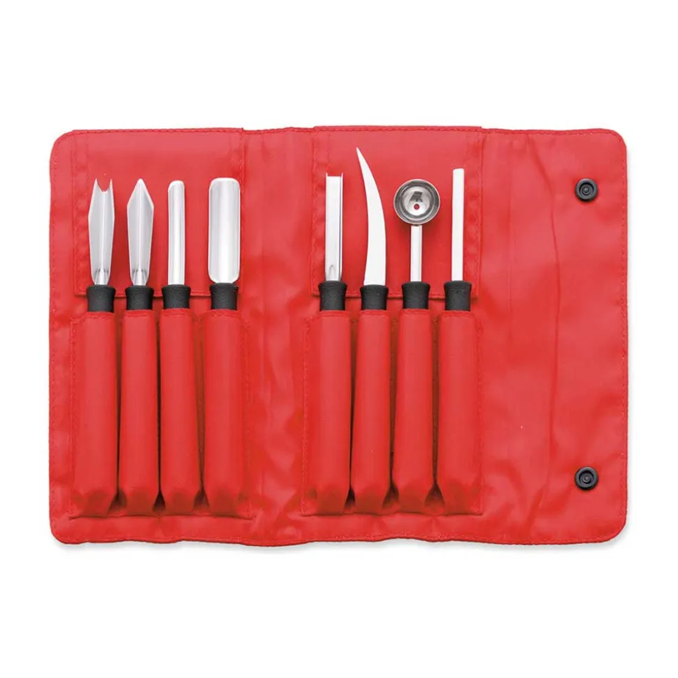 Trousse 8 outils à sculpter pour fruits et légumes - MATFER